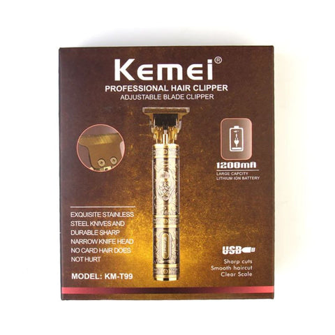 Kemei T99 Professional Hair Clipper | Precision and Durability in Grooming Kit With Official Warranty