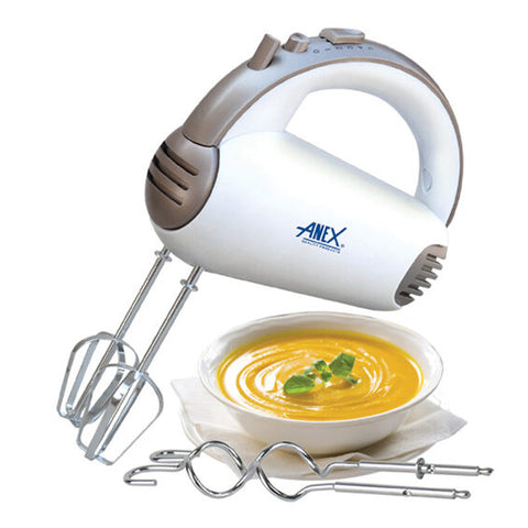 Anex AG-392 Deluxe Hand Mixer With Official Warranty (250 Watts)