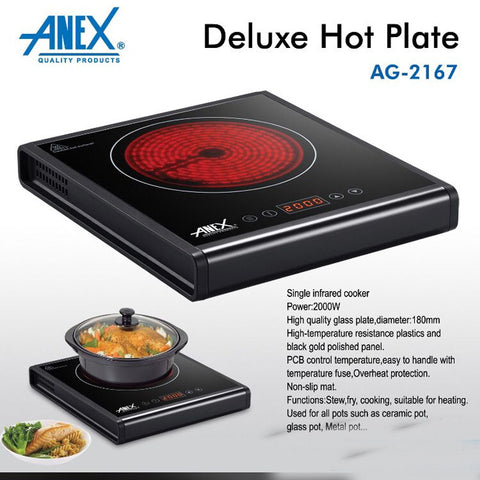 Anex AG-2167 Electric Hot Plate With Official Warranty