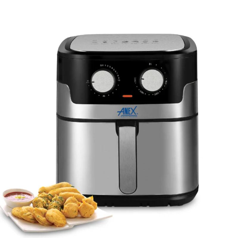 Anex AG-2017 8 LTR Manual Air Fryer With Official Warranty