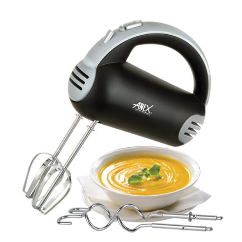 Anex AG-392 Deluxe Hand Mixer With Official Warranty (250 Watts)