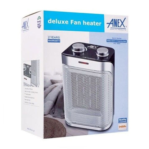 Anex AG-5005 Deluxe Fan Heater With Official Warranty