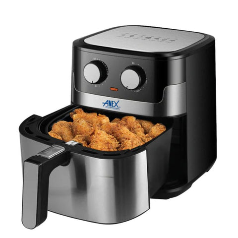 Anex AG-2017 8 LTR Manual Air Fryer With Official Warranty