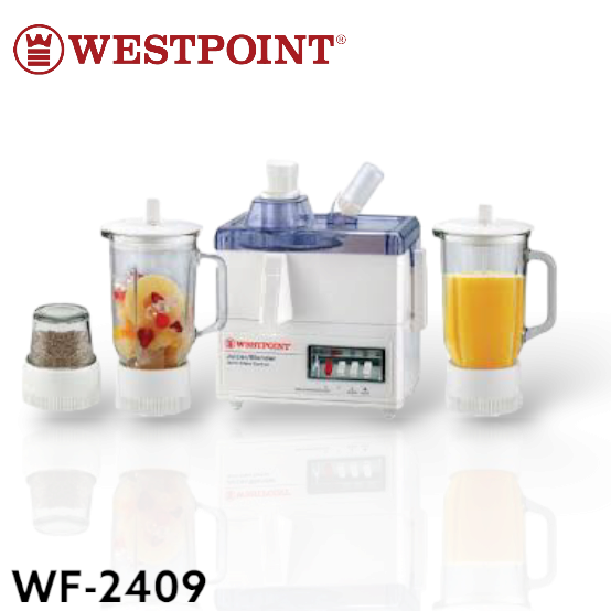 Westpoint WF 2409 Juicer Blender Drymill 4 in 1 with Official 2 years Warranty