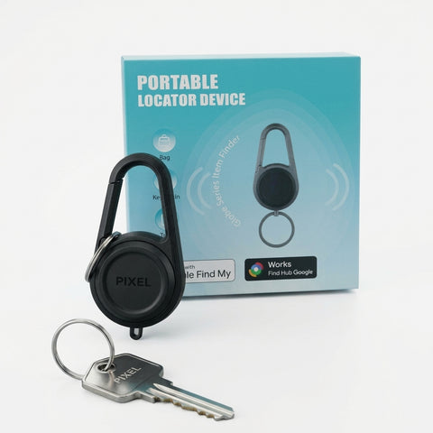 Pixel Smart Aluminum Key Locator | Metal Key Ring GPS Locator