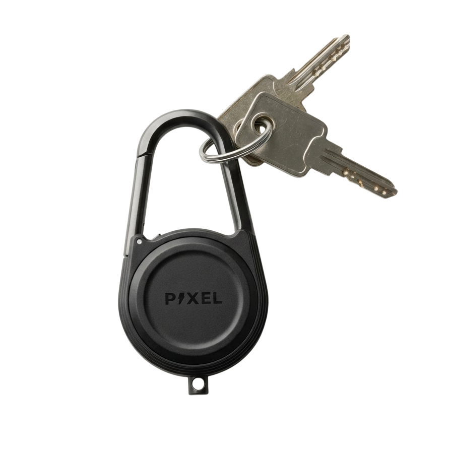 Pixel Smart Aluminum Key Locator | Metal Key Ring GPS Locator
