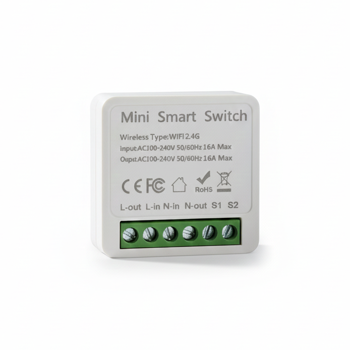 DIY 16A Mini Smart Switch WiFi | Smart Life App Control