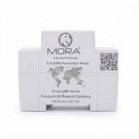 Mora 8in1 Voltage Protector | Over & Under Voltage Protective Device with kWh Meter, Unit(KWh) Lock, Frequency & Power Display