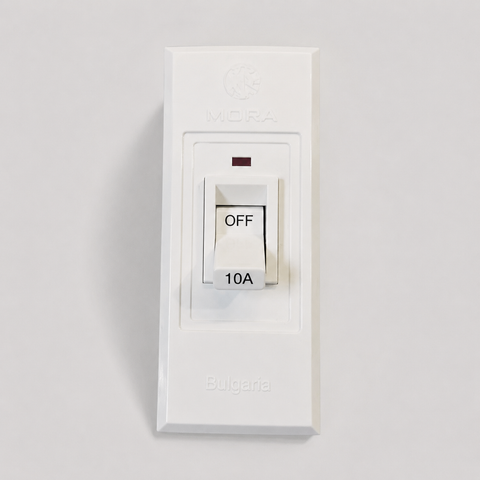 MORA Safety Breaker 1P+1E 250V Circuit Breaker | 50/60Hz Protection (10A, 15A, 20A, 32A, 40A)