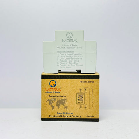 Mora 3in1 voltage protector Over and Under Voltage Protective Device with Kwh meter