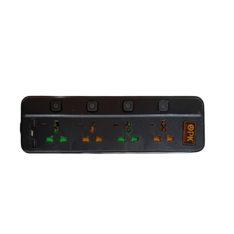 OPK 889 Power Extension Board with 4 Sockets | 2 USB & Type-C Support