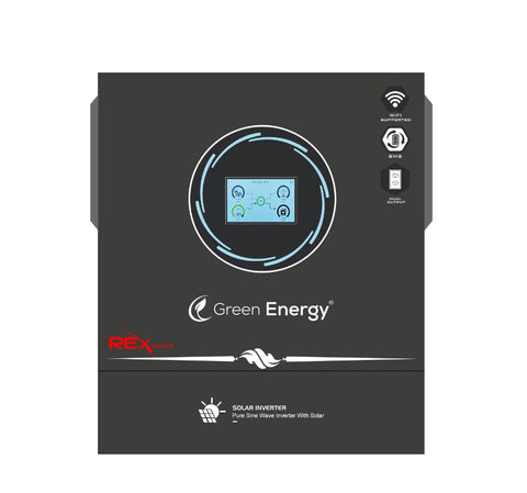 Green Energy REX 11.0KW Hybrid Solar Inverter – PV15000 | Built-in WiFi, Lithium Battery Port, Dual Output