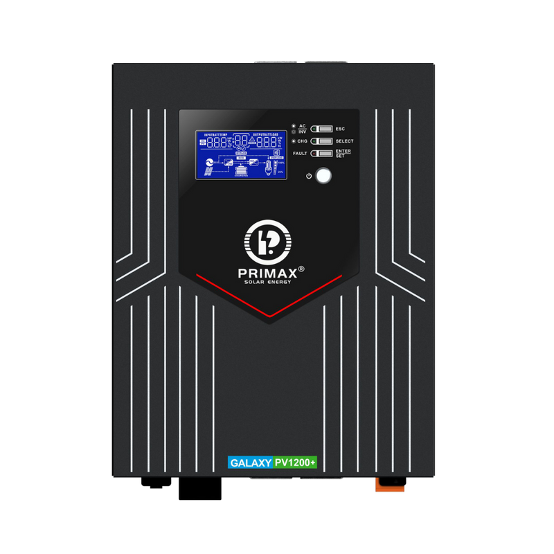 PRIMAX GALAXY PV1200+ Hybrid Solar Inverter with 50A MPPT Solar Charge Controller