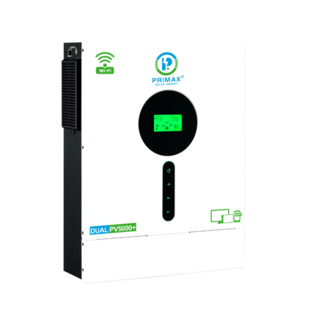 PRIMAX GALAXY PV5000+ Hybrid Solar Inverter 3.6KW with 5000W MPPT Sola ...