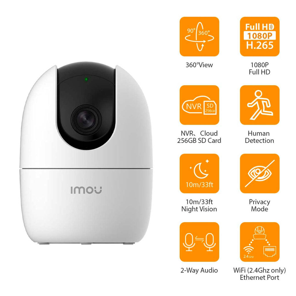 IMOU Ranger 2 Smart WIFI Camera with Human Tracking , Night vision and many other features