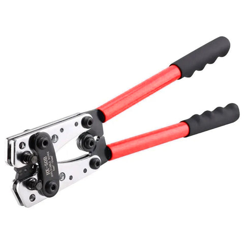 HX-50B Cable Lugs Crimper Tool Hand Ratchet Pliers for 6-50 mm² (1-10 AWG) Wire Cable Lugs