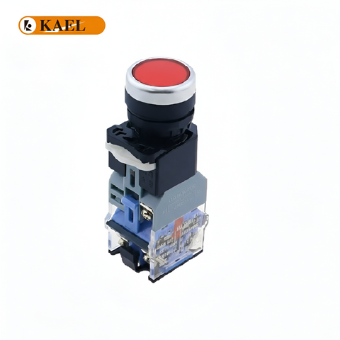 KAEL LA-38-11 DN LED Light Push Button 22mm Red 220V – Industrial Control Switch