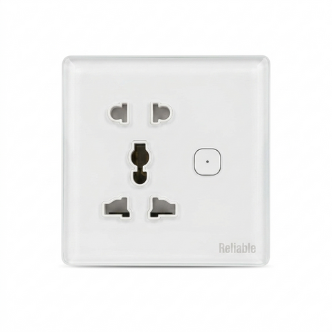 Reliable Electric 5 Pin Universal Smart WiFi Wall Socket US1