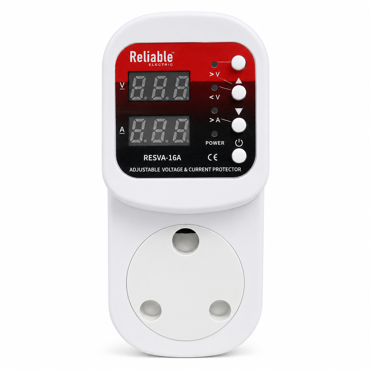 Reliable Electric RESVA 16A VA Protector Adjustable Voltage Protection Socket