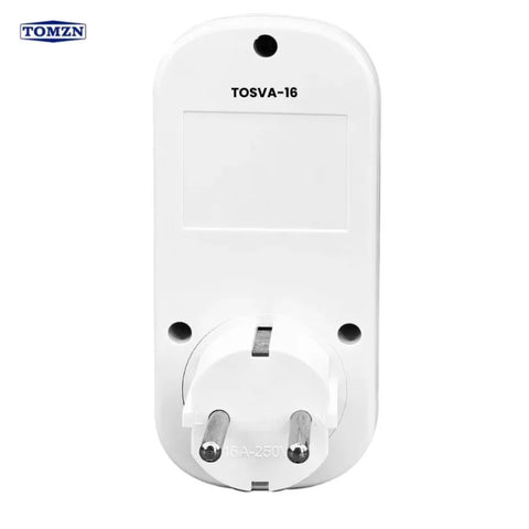 Tomzn 16A Socket Voltage Protector – Smart Power Surge & Voltage Guard (Muhafiz)