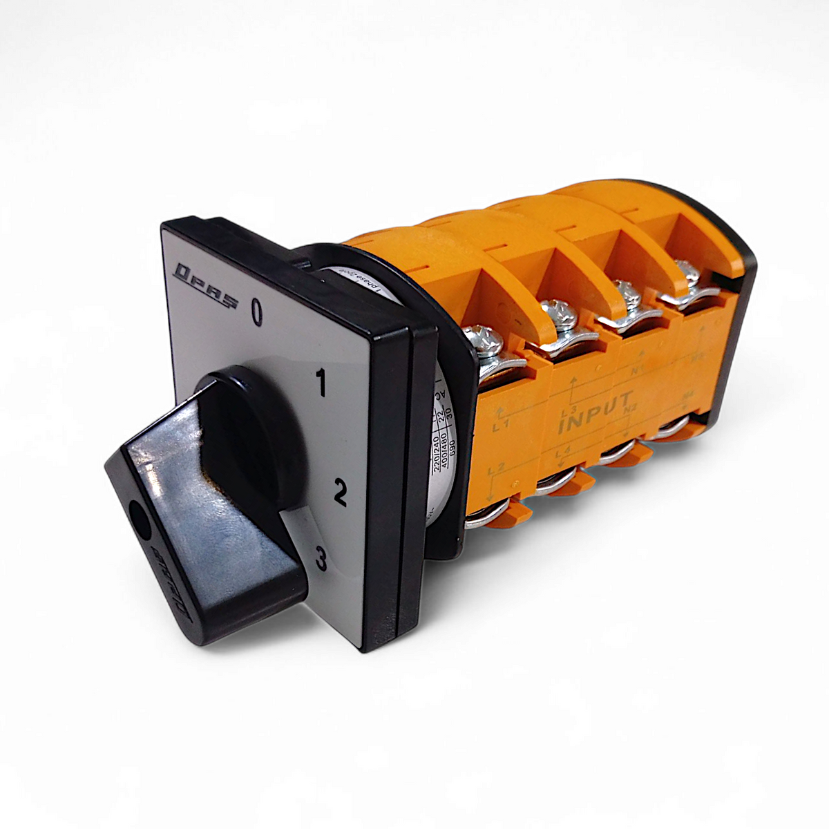OPAS 4 Line Rotary Phase Selector Changeover Switch