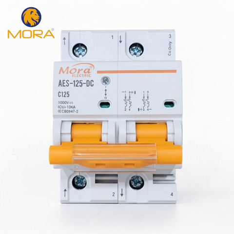 Mora 2P DC Circuit Breaker 125A  Mora Battery Breaker DC 125A