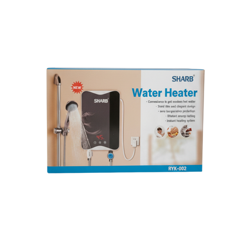 SHARB RYK-002 Instant Electric Water Heater | 5500W | IPX4 Waterproof | 220V Fast Heating
