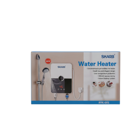 SHARB RYK-001 Instant Electric Water Heater | 5500W Fast Heating | IPX4 Waterproof | 220V