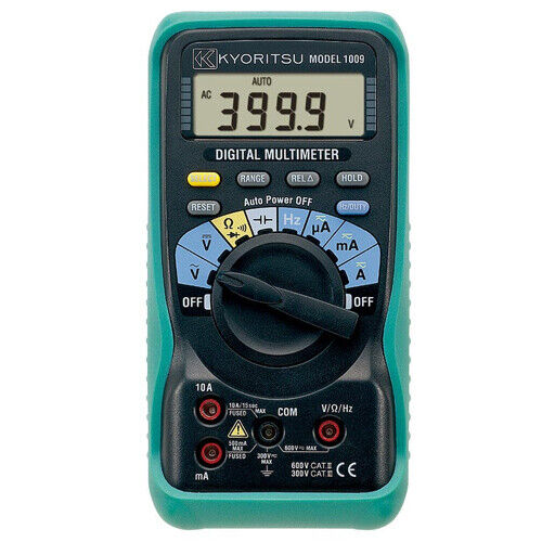 Kyoritsu 1009 Digital Pocket Multimeter Tester Universal Meter AC/DC 600 Tester Made in Japan