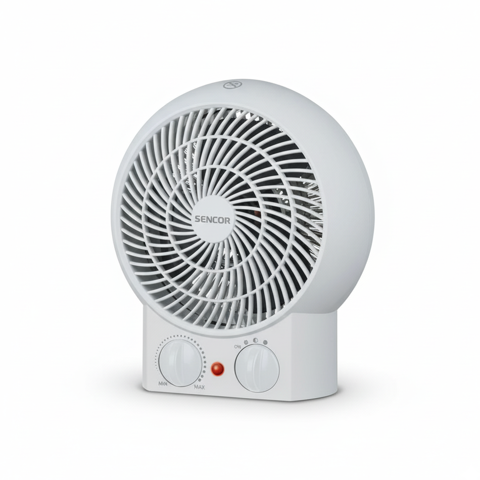 Sencor SFH 7020WH 2000W Electric Fan Heater – Portable Room Heater for Home & Office