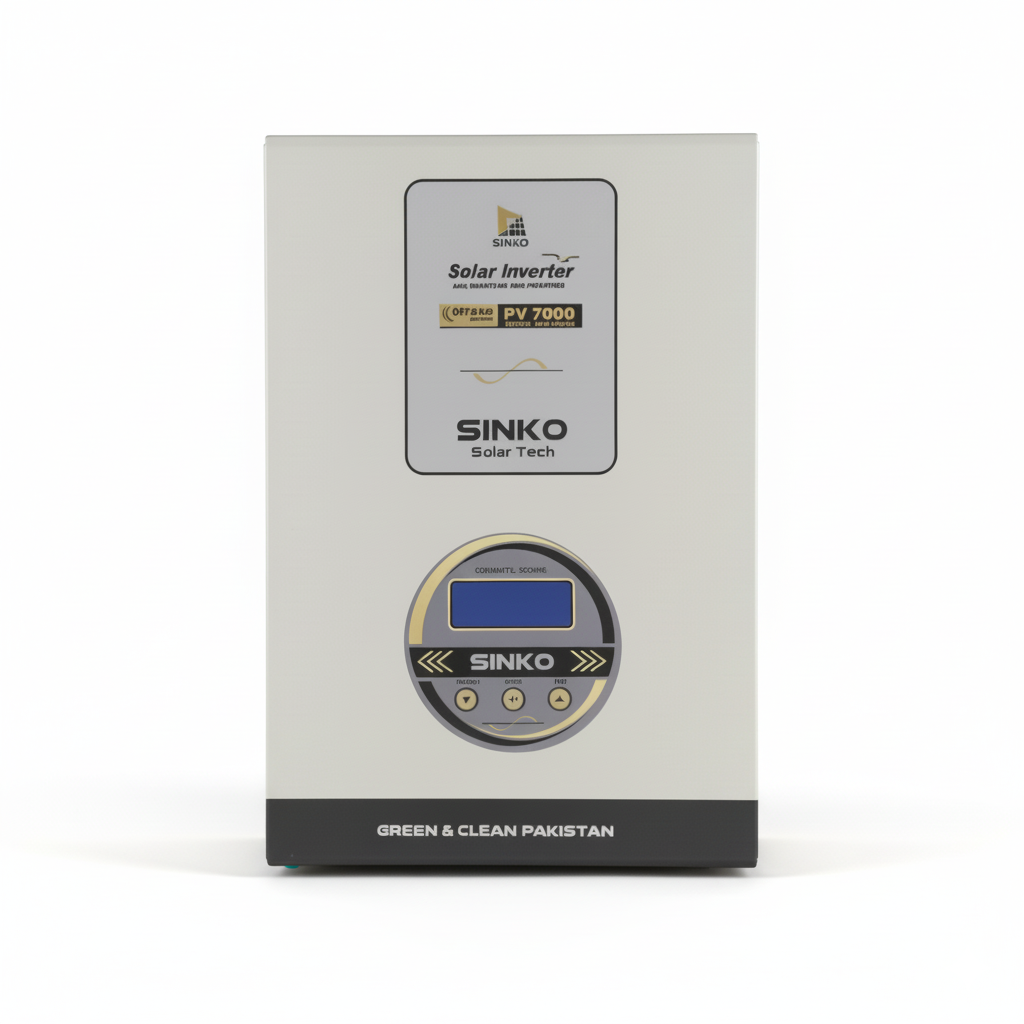Sinko Solex Prime 7kW Off-Grid Solar Inverter | 250V DC Nominal Input | 20A Max Current | 4.5kW Load Capacity