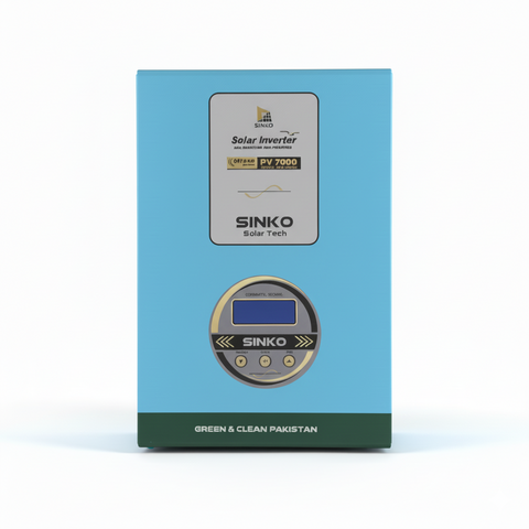 Sinko Solex Prime 7kW Off-Grid Solar Inverter | 250V DC Nominal Input | 20A Max Current | 4.5kW Load Capacity