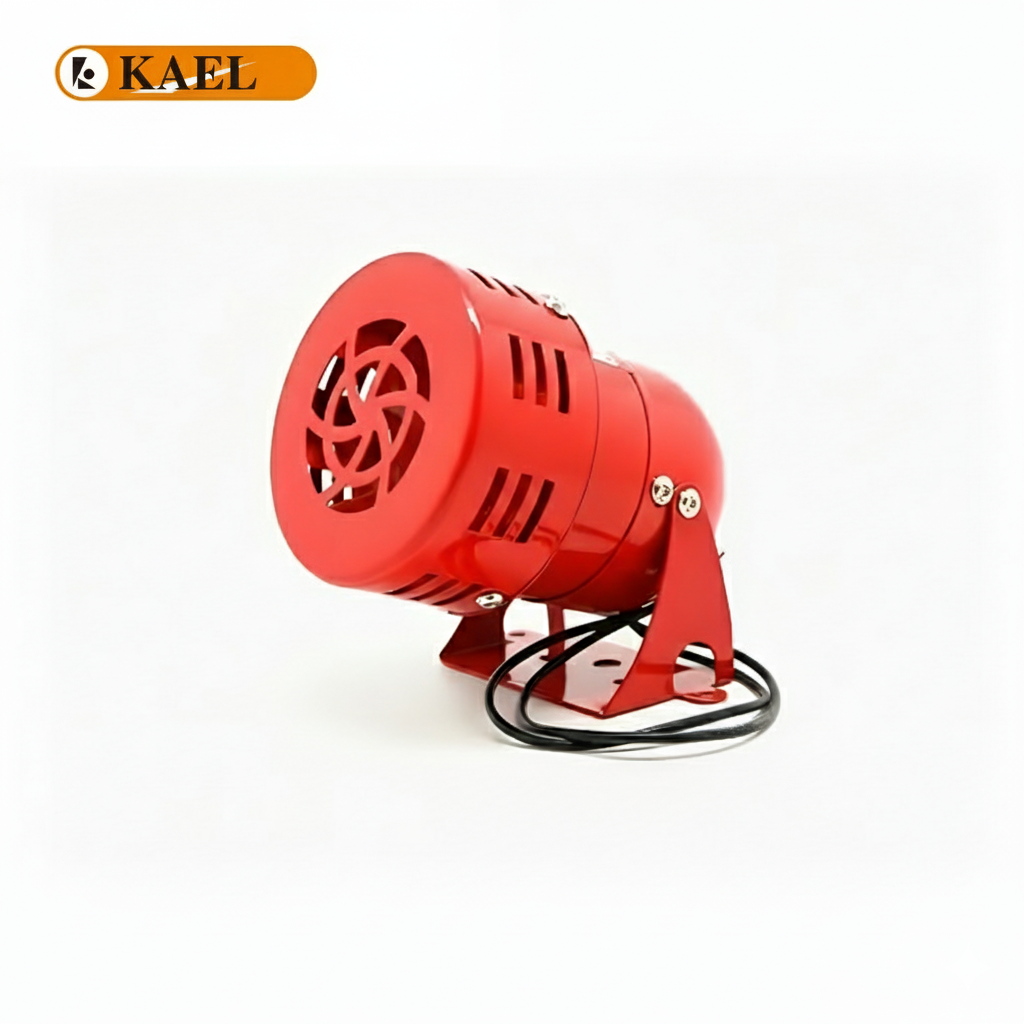 KAEL MS-190 Metal Siren 220VAC – High Volume Industrial Alarm Buzzer for Safety & Security Systems