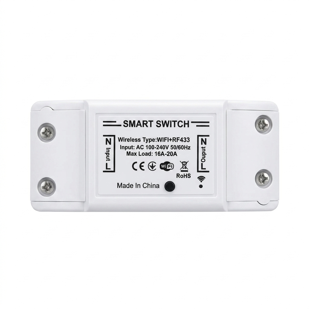 DIY Smart WiFi ON/OFF Switch 16A/20A AC 100-240V | Smart Home Automation Module WIFI 2.4G