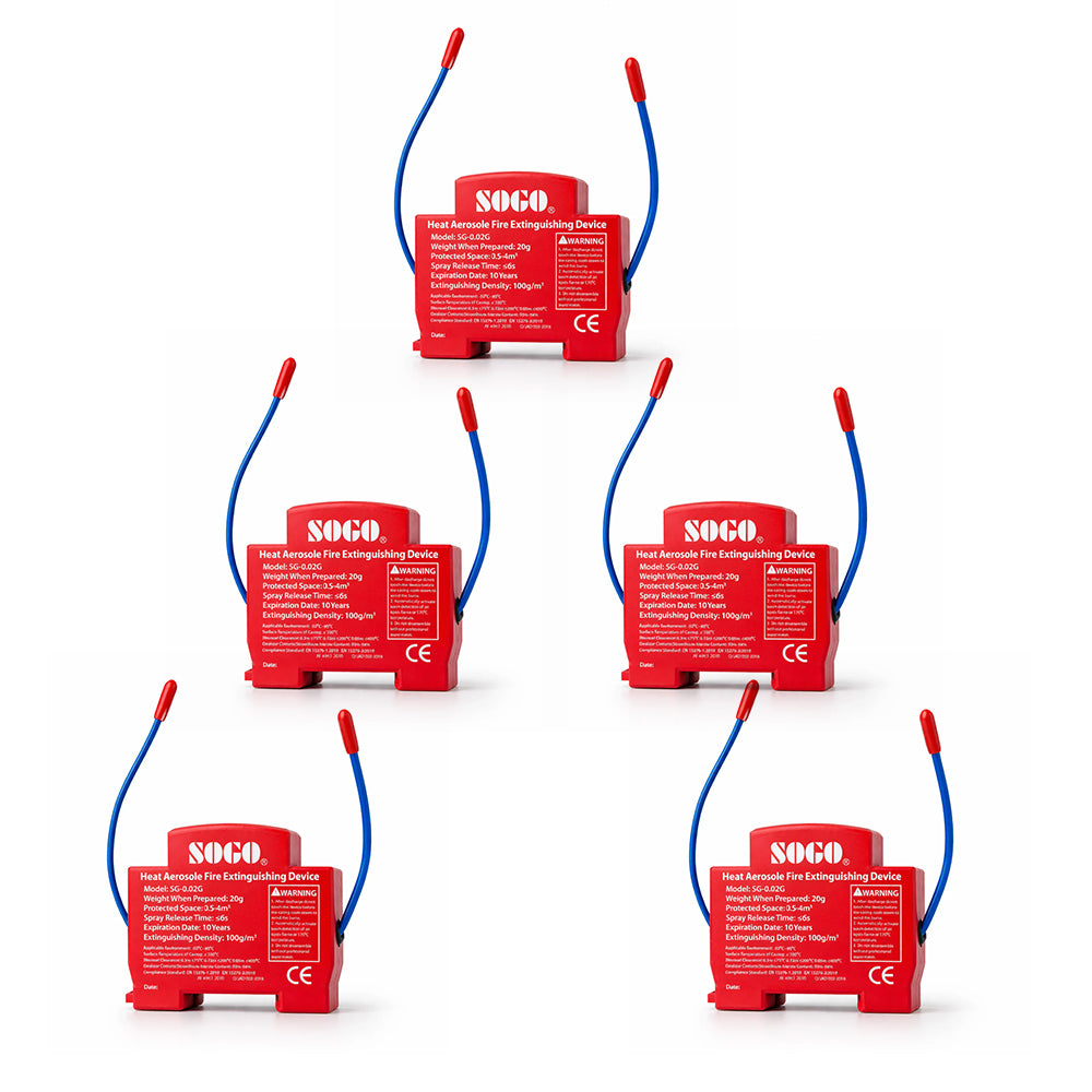 SOGO Heat Aerosol Fire Extinguishing Device 20G  Automatic Fire Suppression Safety System - B