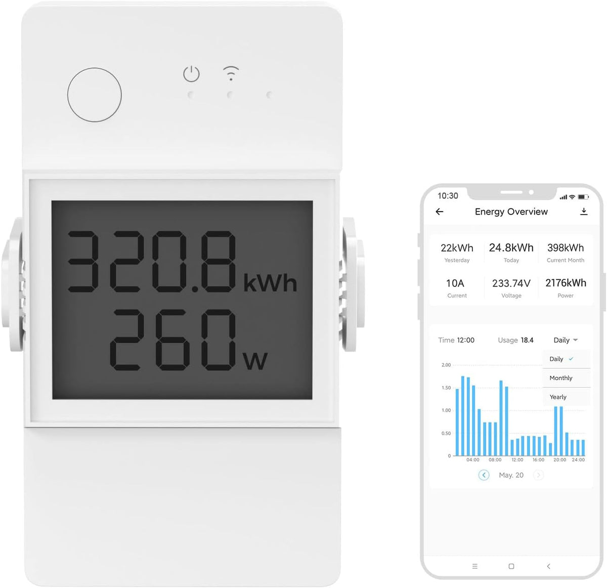 SONOFF POWR320D Elite Smart Power Wifi Meter Switch