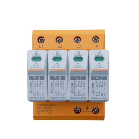 Mora (AES-2040) 4Pole 40kA AC (Surge Protection Device) SPD