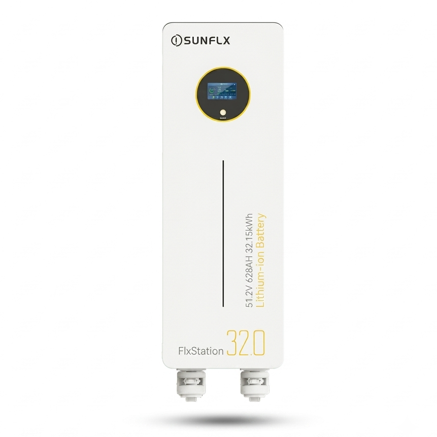 SUNFLX FlxStation 32.0 30kW 51.2V LiFePO4 Lithium-Ion Battery