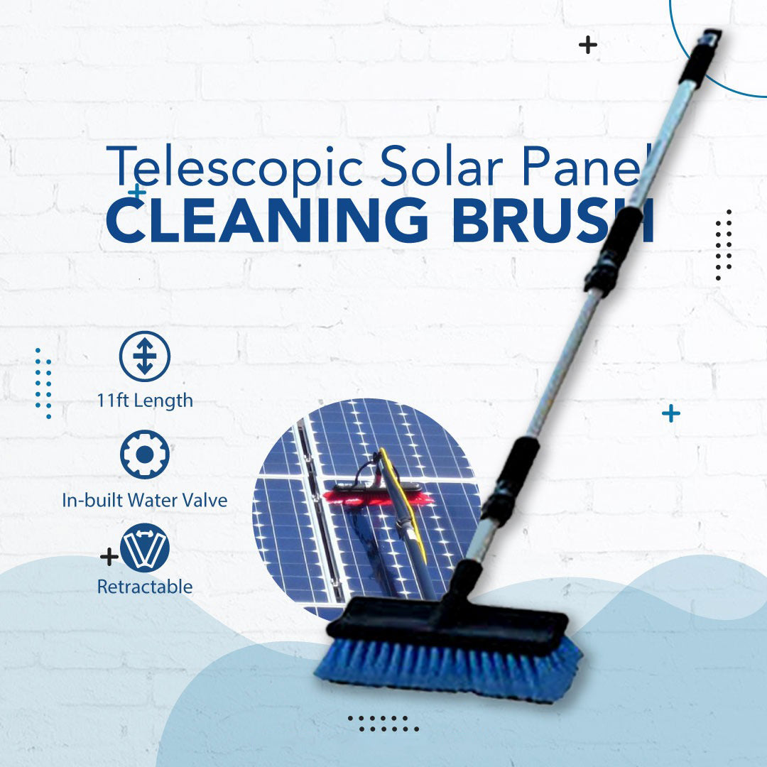 Telescopic Solar Panel Wash Brush