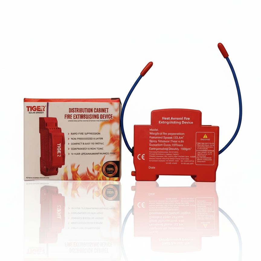 Tiger Fire Extinguishing Device Din rail for Distribution box | Automatic Electrical Fire Suppression System