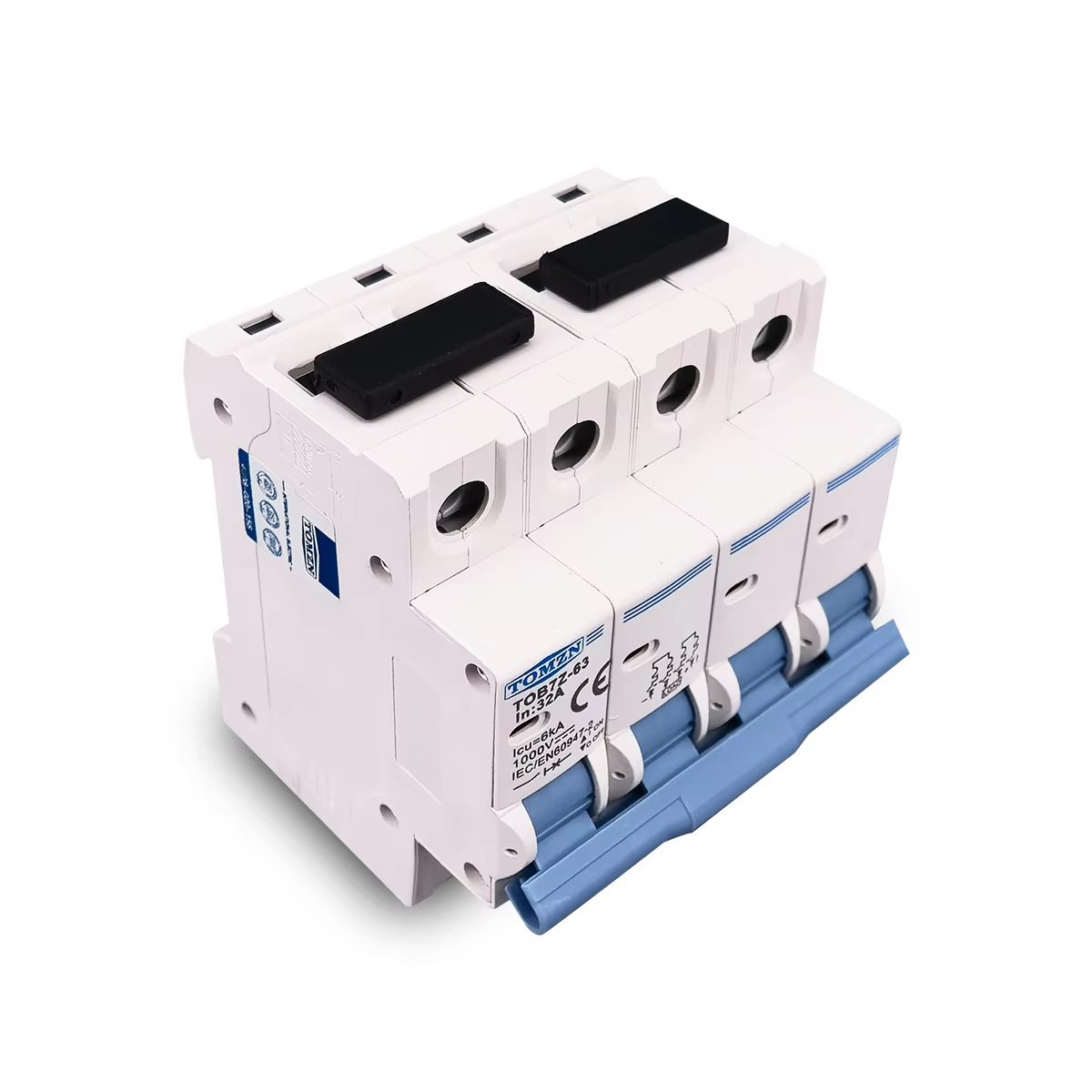 Interruttore Solare DC MCB TOB7Z-63 2P 1000V | Per Impianto Fotovoltaico, Da 3A A 63A | Taglia 50A