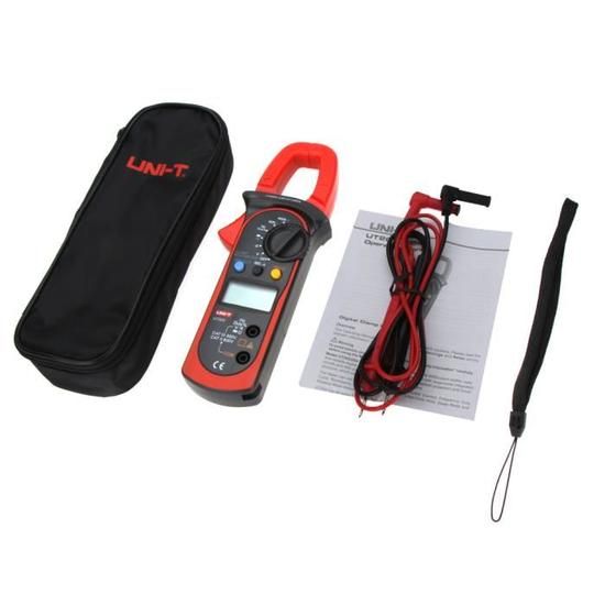 UNI-T UT-203 Digital Clamp Multimeter DC/AC Voltage & Current, resistance, frequency, duty cycle, continuity Tester.