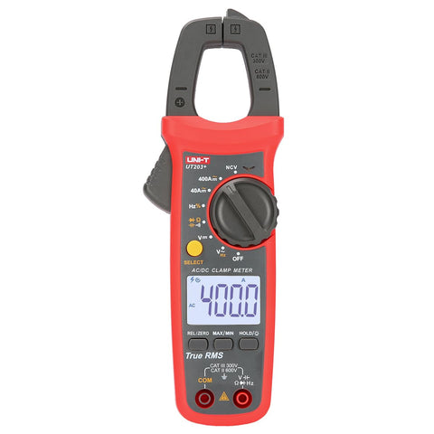 Uni-T UT203+ Digital Clamp Multimeter DC AC Current Voltmeter 400-400A