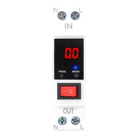 SETCO SP1-A 16A 220V Din Rail Adjustable Voltage Relay | Over Current Protection