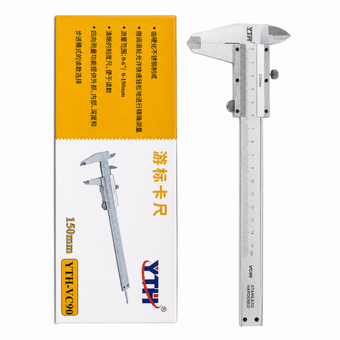 YTH Vernier Caliper 150mm VC-90 | Precision Stainless Steel Measuring Tool