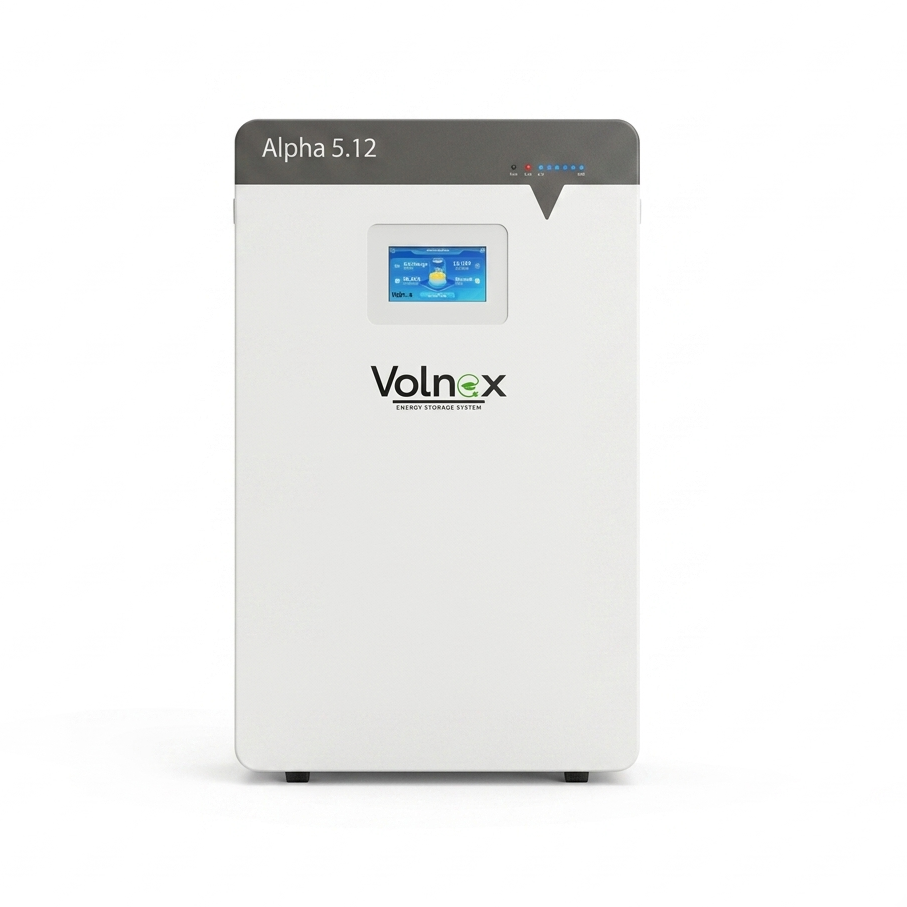 Volnex Alpha 5.12 Residential Low Voltage LiFePO4 Battery 5.12kWh 51.2V 100Ah