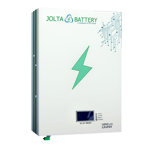 Jolta JBW242400N 25.6V 100Ah (2.56 kWh) LiFePO4 Lithium Battery – Wall Mount