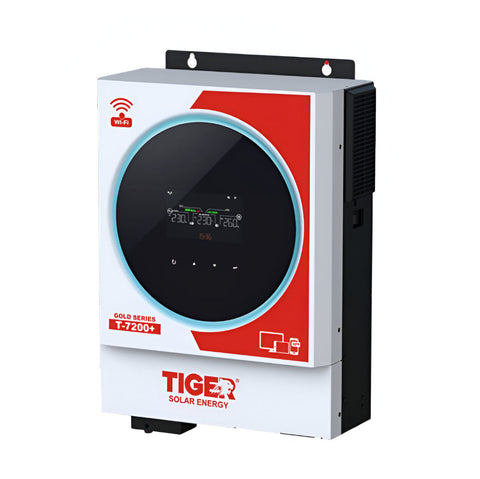 Tiger Solar Energy Hybrid Inverter T-7200+ Gold Series – Powerful, Efficient & Reliable Solar Solution