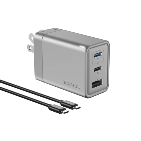 EcoFlow 65W Charger – Fast, Compact & Multi-Port Power Adapter for Laptops, Phones & Tablets