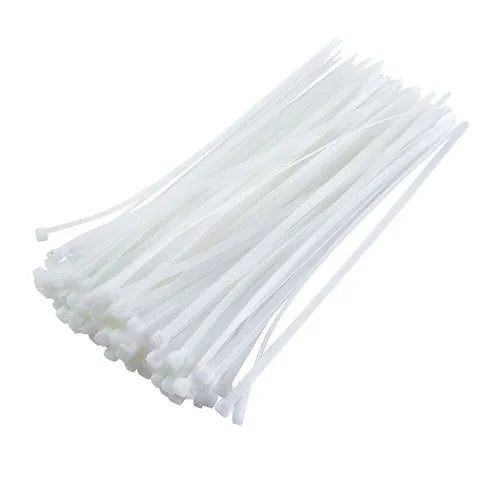 Mora Cable Tie 8/10/12 inch length white (Pack of 100)